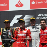 【F1 ヨーロッパGP】アロンソが今季最初の2勝目ドライバー、シューマッハ3位