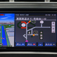 また、広域の渋滞情報や所要時間にもDSRC連携で対応するので、ドライブ中の休憩が計画しやすい。