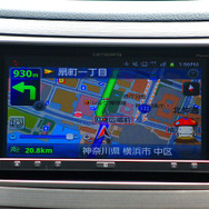 ドライブネット仕様の地図はスマートフォンの画面で使ったことがあるが、アプリユニットのワイド7インチ画面の方が圧倒的に見やすい。