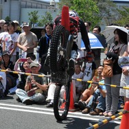 トライアル国際A級スーパークラスライダーの柴田暁選手