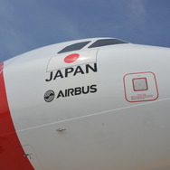 エアアジア・ジャパン機体であることを示す唯一の外装の違いが日の丸国旗とJAPANの文字