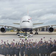 A380のヒースロー空港到着2