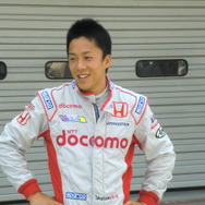 ホンダエンジン搭載車のテスト担当は伊沢拓也。