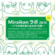 Miraikanラボ2013～ナマの研究者に会える7日間～