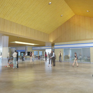 新駅舎の内装イメージ。