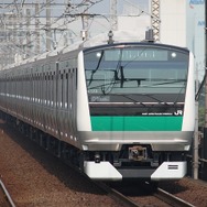 6月から営業運転を開始した埼京線の新型車両E233系7000番台（写真は乗り入れ先の東京臨海高速鉄道りんかい線）。ATACS導入時の主力車両となる。