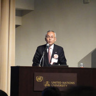 日本郵船、CDLIへ選定で内藤副社長がスピーチ