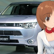 東京モーターショーで、三菱自動車とガールズ&パンツァーがコラボ。専用アプリ「自動車道 三菱流」をリリース