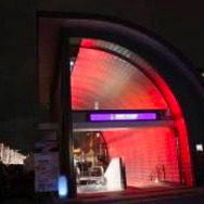 「大阪・光の響宴」の連携企画としてなにわ橋駅で行われるイルミネーション（イメージ）