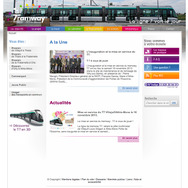 パリに新しく開業したトラム「T7号線」のwebサイト