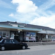 水郡線支線の終点・常陸太田駅。2014年4月からSuicaのサービスに一部対応する。