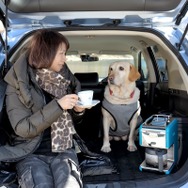 アウトランダーPHEVと愛犬の旅…白銀の富士五湖周辺で発揮する実力