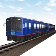 のと鉄道が新たに導入する車両の外観イメージ。2015年春にデビューする。