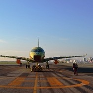 三菱航空機 MRJ、静強度試験機を技術試験場へ移動