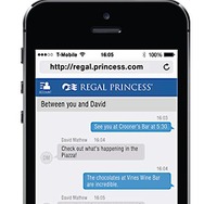 プリンセス・クルーズ、無料モバイル・アプリ「Princess@Seaメッセンジャー」を、新造船「リーガル・プリンセス」で導入