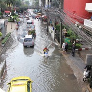 アソーク通りの洪水（２１日）