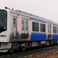仙石線・東北本線接続線は5月30日に開業するが、運賃計算上は3月14日に「開業」する。写真は接続線経由の新しい運行系統「仙石東北ライン」で運用されるHB-E210系ハイブリッド気動車。
