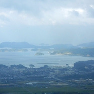 弓張岳展望台から見えた九十九島の海