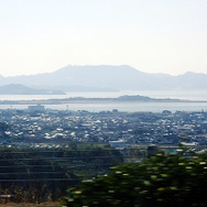 西九州自動車道から見えた長崎空港