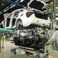 トヨタ MIRAI の生産ライン