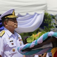 サタヒープ・タイ海軍基地の潜水艦部隊司令部開所式（2014年7月）