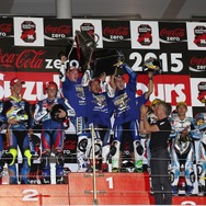 2015“コカ・コーラ ゼロ鈴鹿8時間耐久ロードレースは、No.21 YAMAHA FACTORY RACING TEAM（ヤマハ）が19年ぶりの優勝