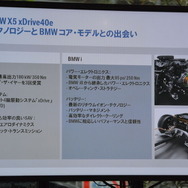 BMW X5 xDrive40e 発表会