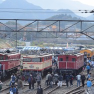 西武鉄道は今年も横瀬車両基地の一般公開を行う。写真は昨年の一般公開の様子。