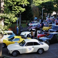 群馬大学桐生キャンパスに集まったクラシックカーたち