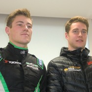 今季GP2を戦った選手が、SFテストに登場。左がスタナウェイ、右がバンドーン。
