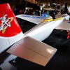 ファルケンブースにエアレース参戦機のEDGE540V3が登場。1/1スケールのレプリカですが…。