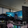 ドライビングシミュレータを用いた逆走対策実験の様子
