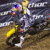 スーパークロス第5戦で今季初勝利のK.ロクスン（スズキ）。写真は第4戦オークランド。