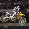 スーパークロス第5戦で今季初勝利のK.ロクスン（スズキ）。写真は第4戦オークランド。