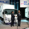【いすゞエルフ 新型発表】「トラックのイメージを超えるトラック」と井田社長