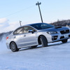 スバルのAWDを雪上で体験。写真は「VTD（バリアブル・トルク・ディストリビューション）方式」を採用するWRX S4