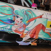チーム右京体制発表でお披露目された「初音ミク AMG GT3」