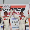 2015年SUPER GT開幕戦でGT300クラス3位となった時の藤井&ライアン。