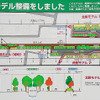 玉川上水の両脇に整備される「放射第5号線」。完成すると、甲州街道と東八道路が結ばれる。完成は2018年春を予定