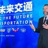 中国市場での新たな成長戦略を発表するGMのダン・アマン社長