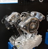 S&S社製ナックルヘッドスタイルエンジン（プロトブース）