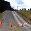 スバルファンミーティングの高速周回路バスツアーでは、角石路やマンホール路、わだち路など、さまざまな評価路もみえた（3月27日、栃木県佐野市・スバル研究実験センター）