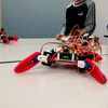 埼玉大学サテライトキャンパスで行われた「STEM Camp 2016」（3月31日）。子どもたちが4脚ロボットの製作に挑戦した