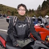レンタルバイクにてツーリング中のREXさん。台湾ではカワサキZ800を所有する。