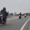 レンタルバイクを利用して、富士山周辺、伊豆箱根を3泊4日で周遊する台湾人ライダー12名のグループ。