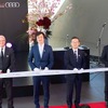 アウディ梅田 オープニングセレモニーの模様