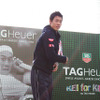 デモンストレーションを行う錦織圭