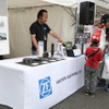 SUPER GTの会場にZFブースが登場
