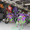 エヴァRT初号機TRICKSTARのピット（2015年鈴鹿8耐）