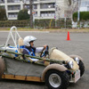 【中学生ハイブリッド教室】ハイブリッドカーを展示…活動報告